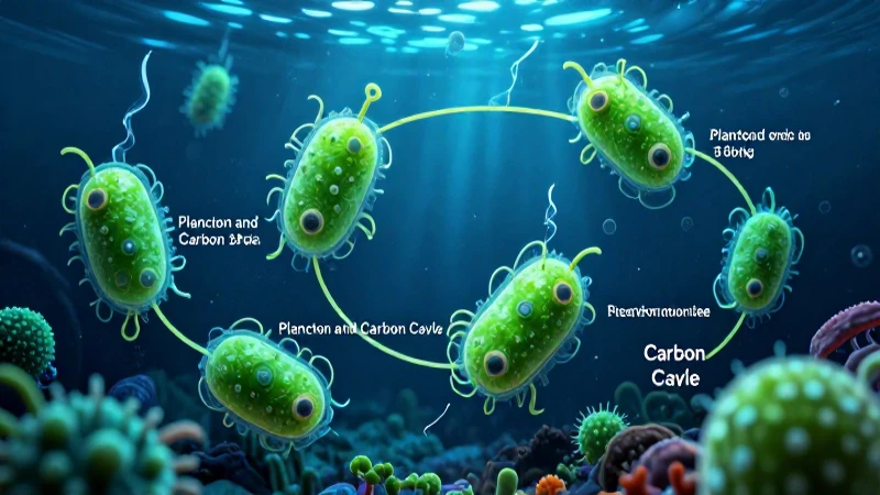 Plancton: vibrante ciclo del carbono