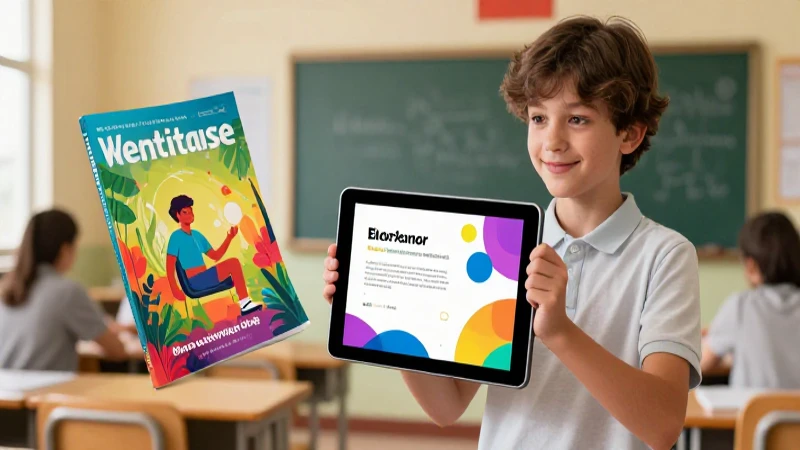 Planifica inglés en secundaria: estrategias y recursos indispensables 3 Estudiante aprende inglés en aula vibrante