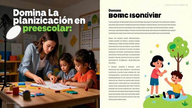 Domina la planificación en preescolar: las Conoce estrategias en una guía práctica 3 Guía práctica para dominar la planificación preescolar