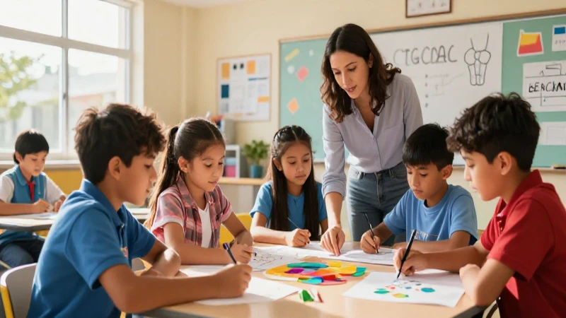 Planeación innovadora para 5to grado: La nueva escuela mexicana 3 Estudiantes mexicanos colaboran en clase moderna