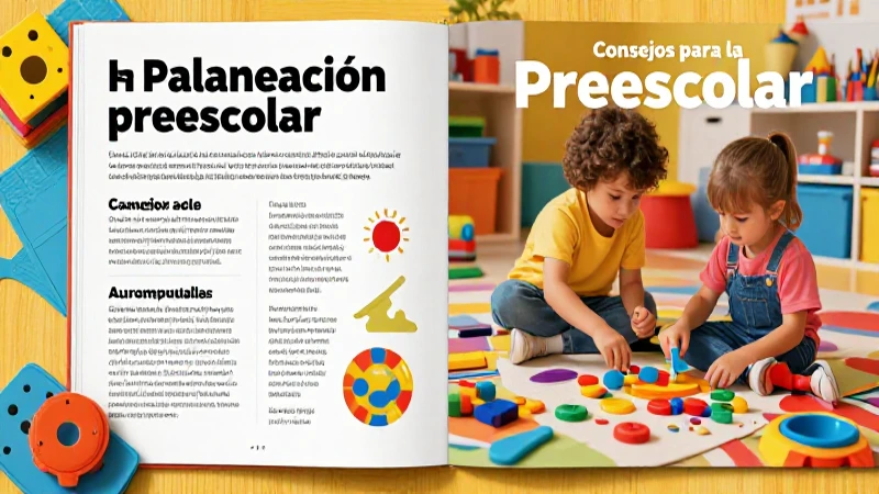 Planificación preescolar: ideas, recursos y ambiente vibrante