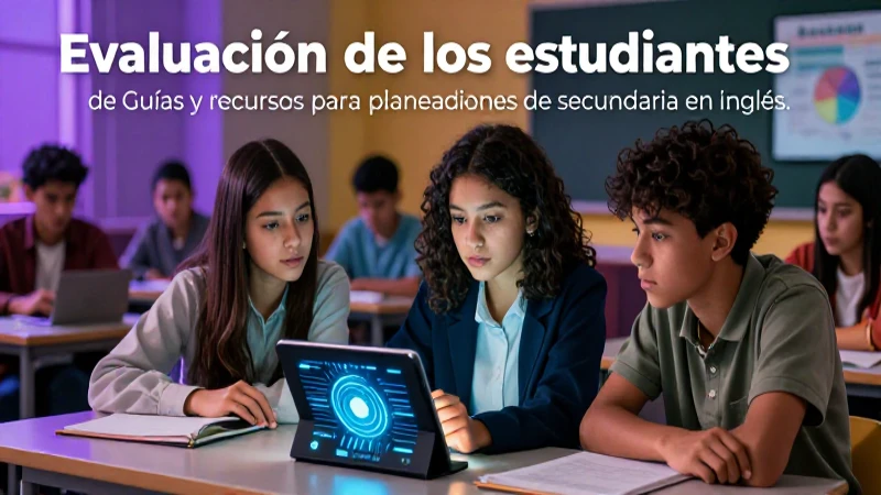 Guías y recursos para planeaciones de secundaria en inglés: ejemplos y Conoce prácticas 5 Evaluación de inglés para secundaria