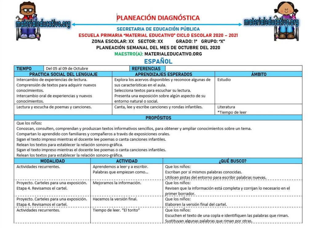 Planeaciones primer grado: aprendizaje divertido y eficiente 2 planeaciones primer grado aprendizaje divertido y eficiente