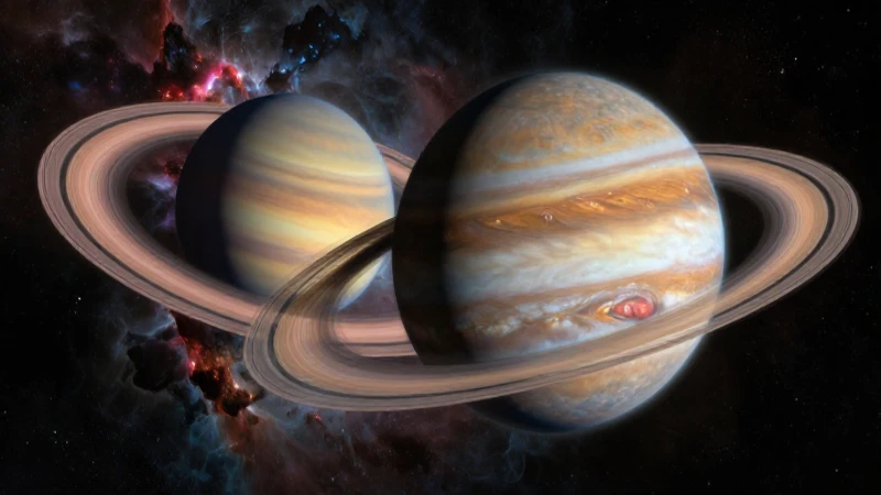 Mundos impresionantes de Júpiter y Saturno