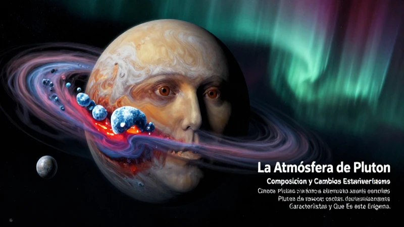 Atmósfera dinámica y vibrante de Plutón