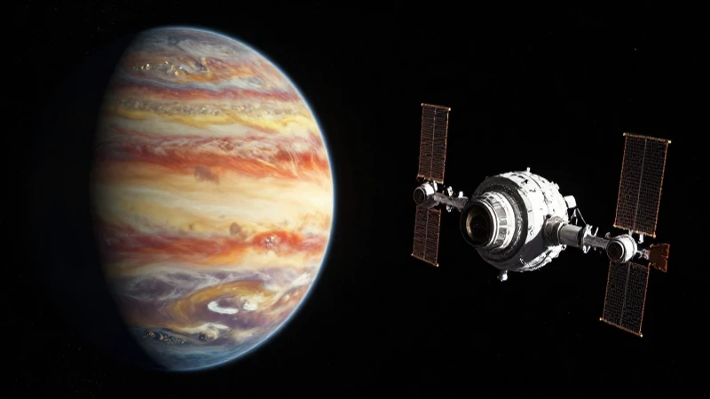 Satélites naturales y artificiales en contraste