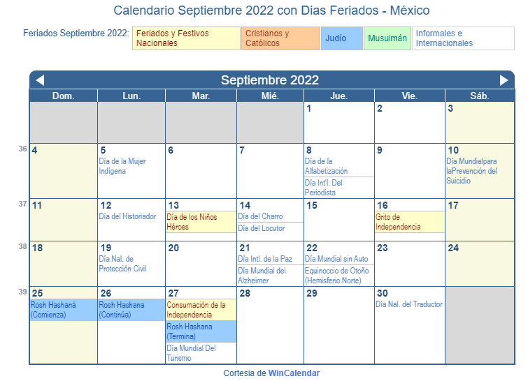 Planifica tus vacaciones: días festivos septiembre 2022 2 planifica tus vacaciones dias festivos septiembre 2022