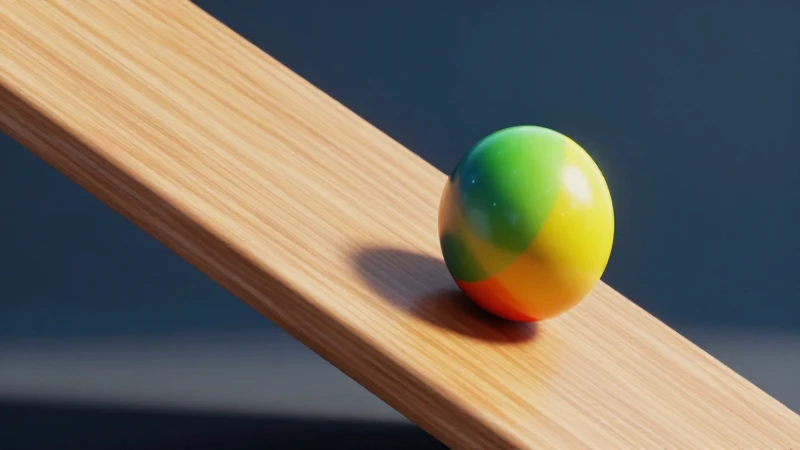 Física conceptual: esfera rodando en plano inclinado
