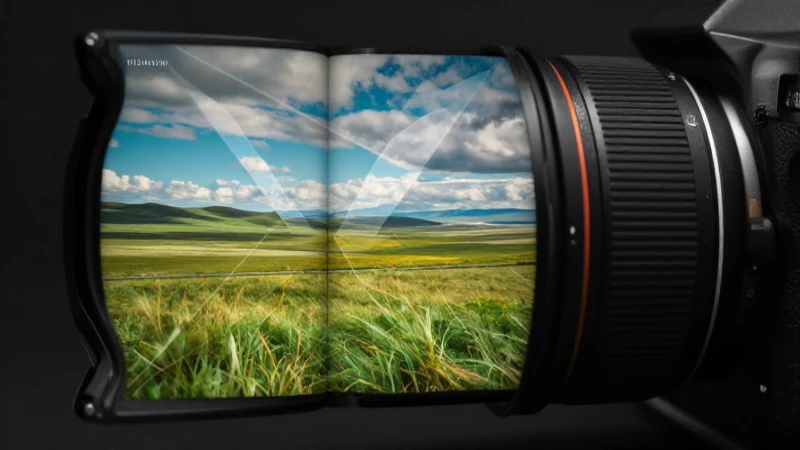 Planos Generales: Definición, Concepto y Características 4 Paisaje abstracto y cinematográfico para portada de revista
