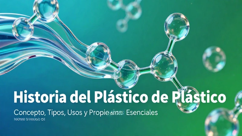 Plástico: diseño molecular vibrante y educativo