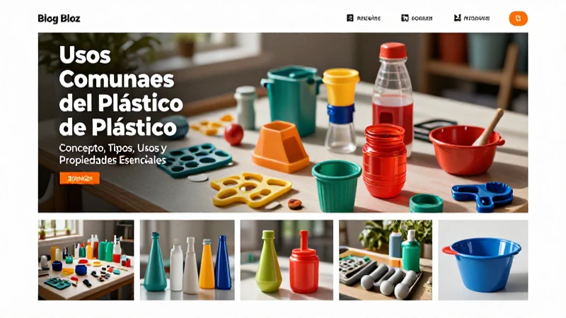 Muestra vibrante de plástico con estética moderna