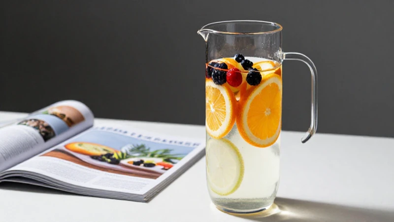Disfruta del placer de comer bien con nuestra jarra del buen beber 4 Hidratación elegante para disfrutar de tu comida