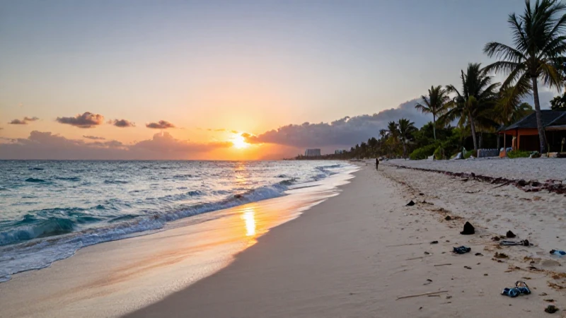 Atardecer mexicano: belleza y degradación ambiental