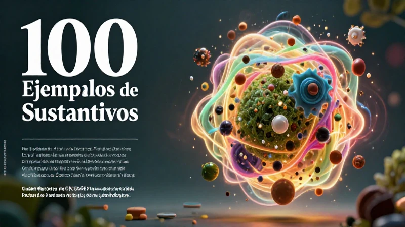 Plurales y Singulares: 100 Ejemplos de Sustantivos 8 Sustantivos abstractos y concretos: estudio visual