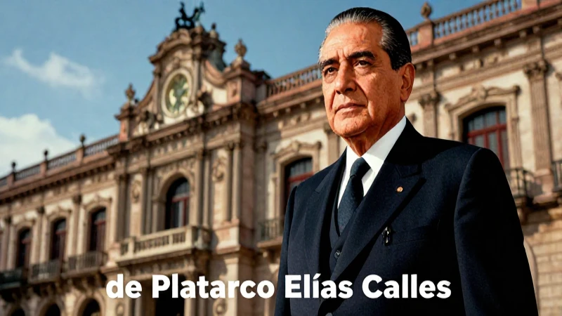 Retrato polivalente de Calles, con estilo educativo y cinematográfico