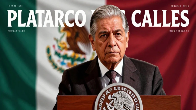 Plutarco Elías Calles en poderoso retrato político