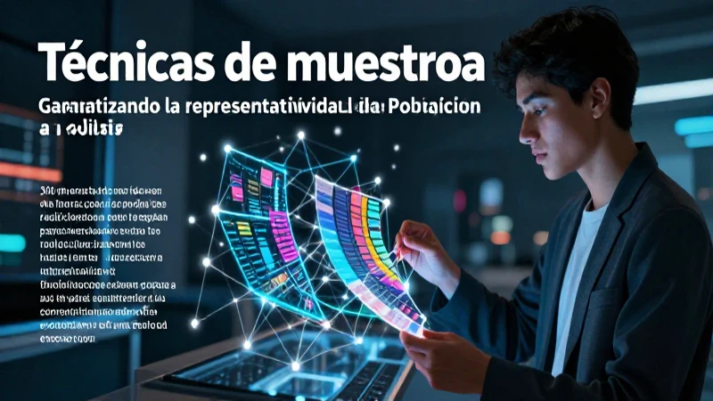Muestras estadísticas representan datos académicos dinámicos