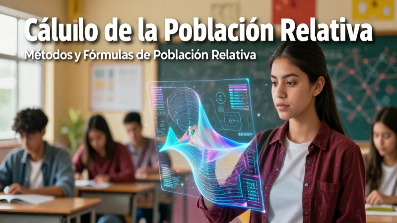 Población relativa: diseño educativo moderno