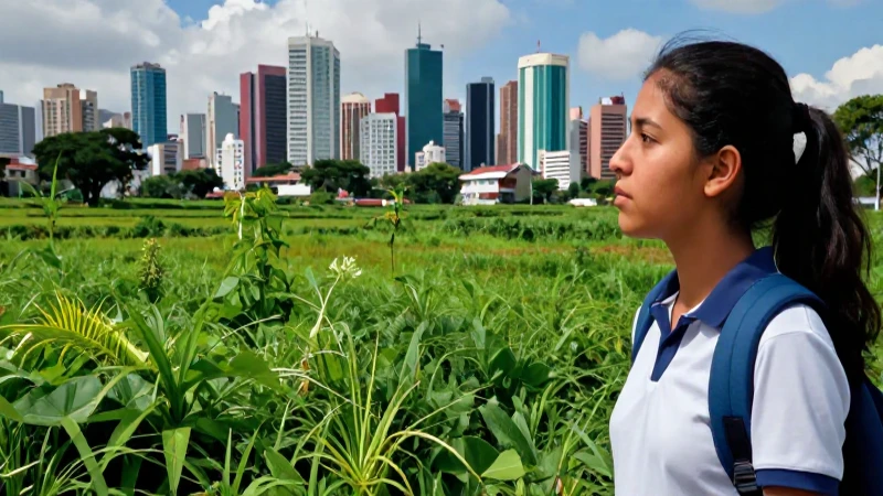 Joven mexicano entre campo y ciudad