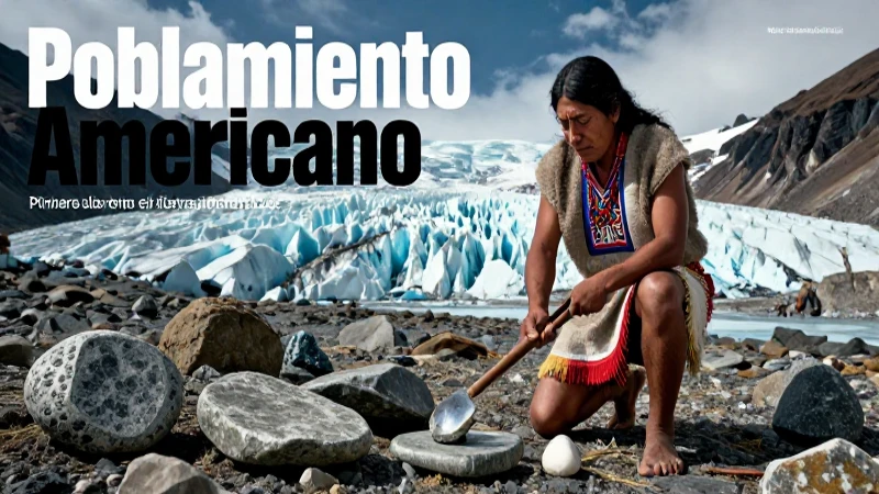 Arte detallado del poblamiento americano