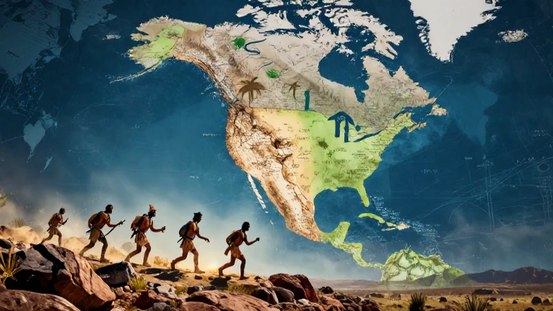 Poblamiento de América: Teorías y Resumen Históricos 7 Migración prehistórica épica sobre América