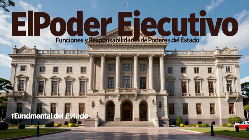 Poder Ejecutivo: Roles y responsabilidades