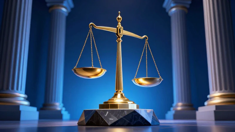 Escalas de justicia, diseño moderno y dramático