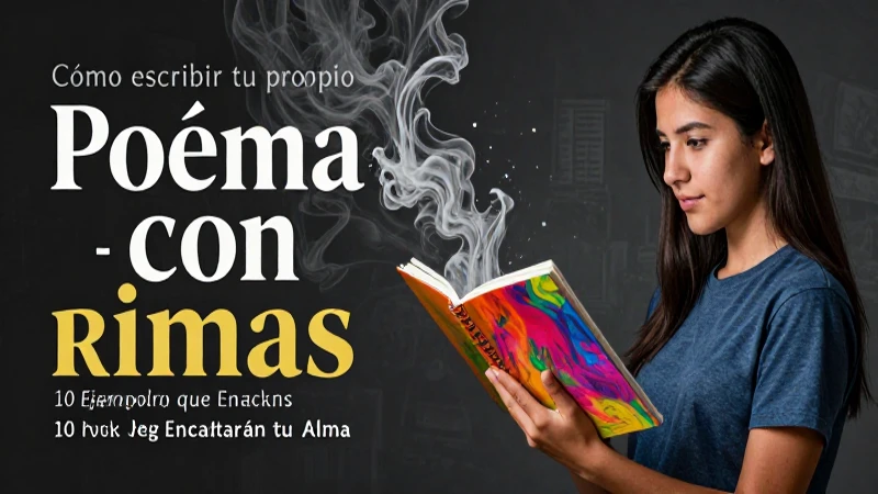Poema con rimas: 10 Ejemplos que Encantarán tu Alma 5 Joven mexicana escribe rimas poéticas vibrantes