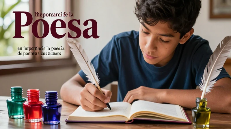 Estudiante mexicano investiga poesía y literatura educativa