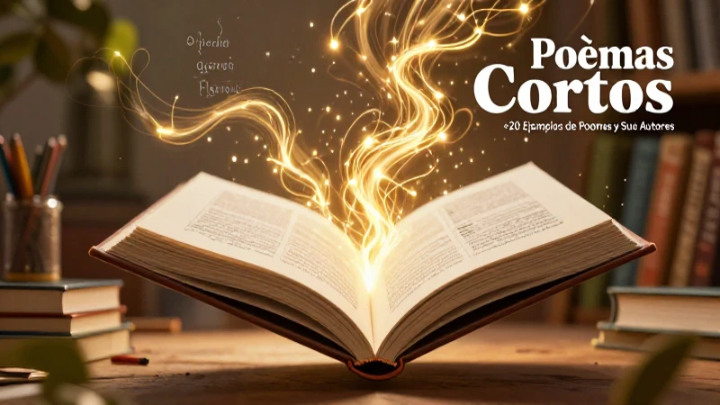 Guía visual de poemas cortos y ejemplos