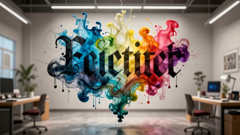 Arte visual sobre caligramas