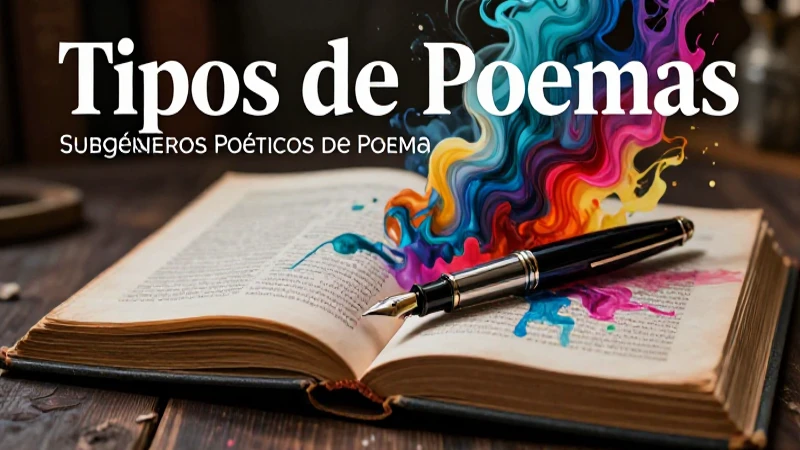 Estudio visual de los tipos de poemas