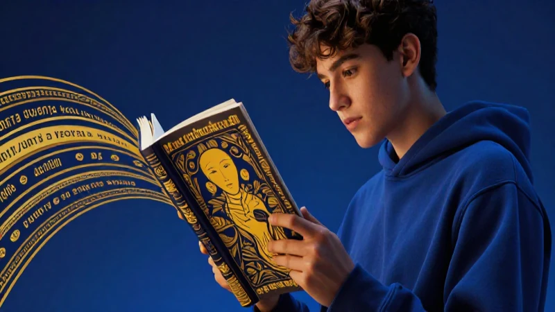 Estudiante descubre el ritmo de la poesía