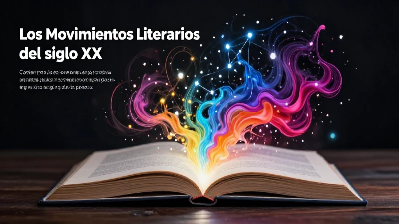 Conoce la evolución de la poesía y los movimientos literarios: guía completa 4 Guía de movimientos literarios del siglo XX