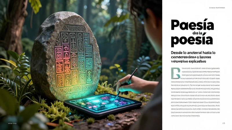 Poesía: evolución del pasado al futuro