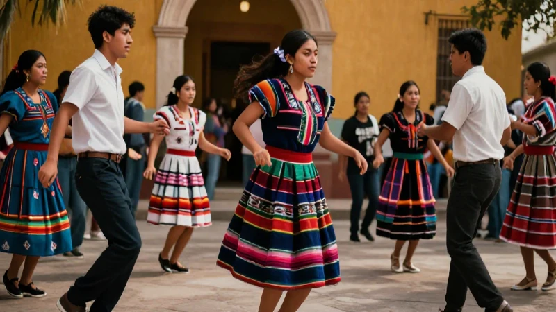 Pogos: Origen, características y usos que debes conocer 5 Estudiantes dan pogo cultural vibrante