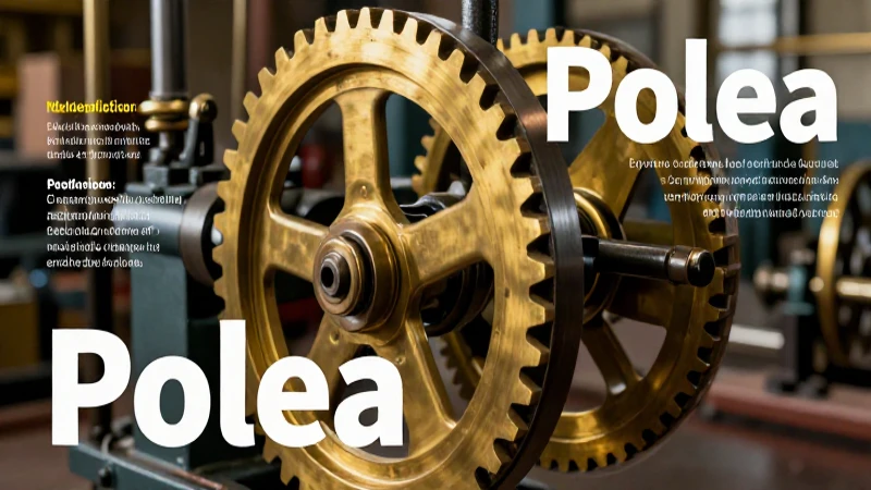 Polea: qué es, definición, tipos e historia explicados 6 Poleas industriales: su mecánica, tipos e historia