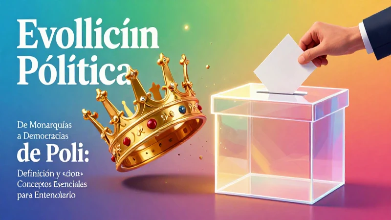 Evolución política: De monarquías a democracias