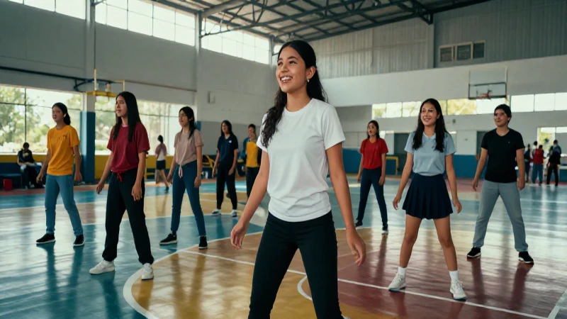 Polideportivos: Definición y Concepto Esencial Explicado 4 Estudiantes mexicanos disfrutan de deporte comunitario