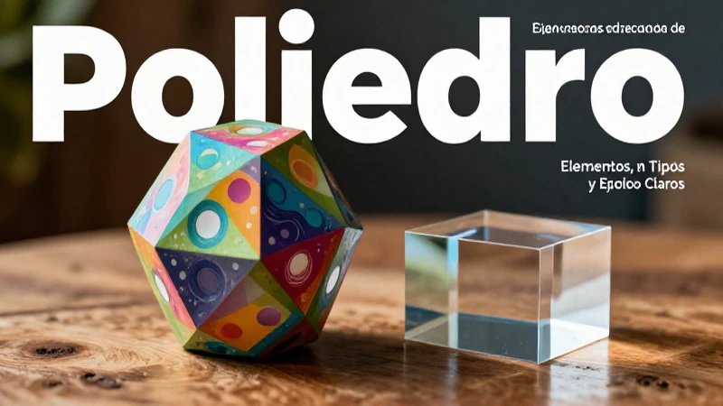 Poliedro: Concepto, Elementos, Tipos y Ejemplos Claros 6 Geometría: Poliedros en la cotidianidad