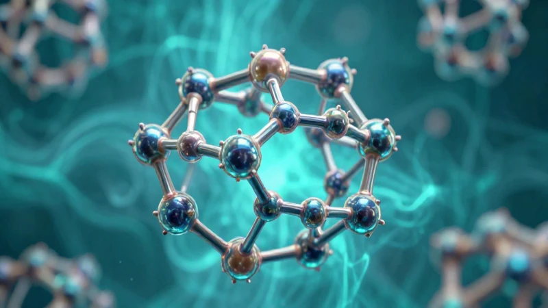 Cruce molecular hiperrealista en energía cibernética