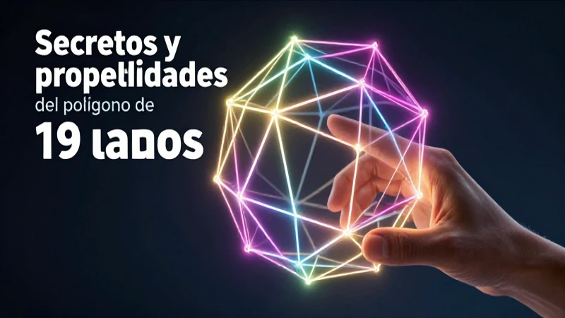 Geometría y propiedades del polígono de 19 lados