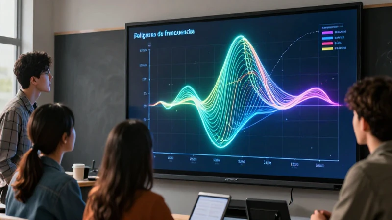 Visualiza y comprende polígonos de frecuencia vibrantes