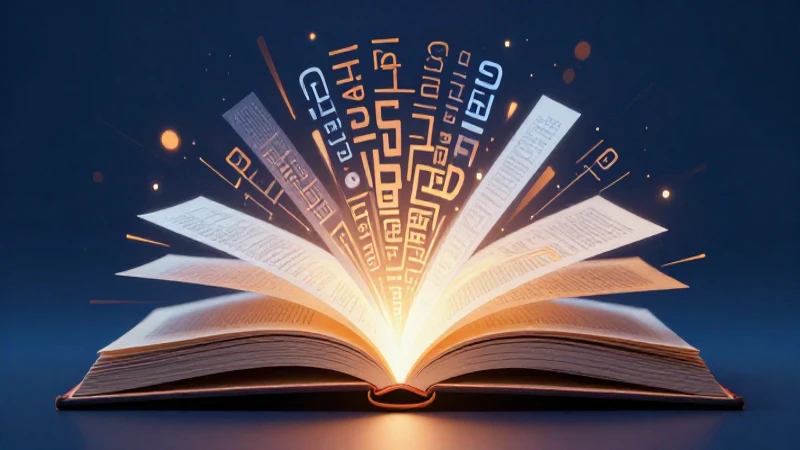 Diseño conceptual abstracto, libro luminoso con estética mexicana