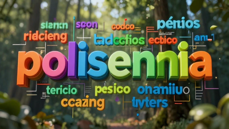 Nubes semánticas 3D sobre polisemia en traducción