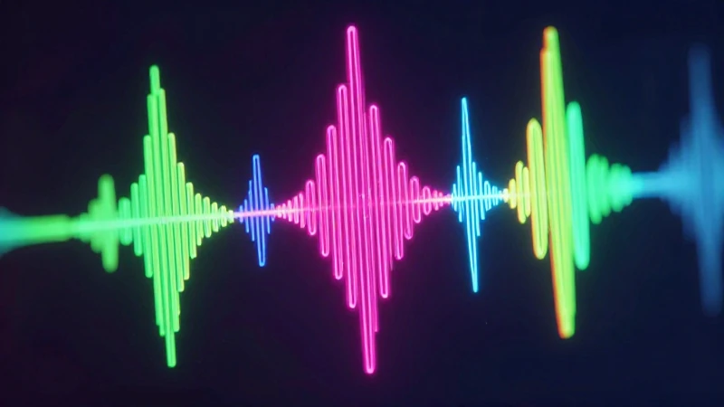 Pop: Definición, Concepto y Referentes Clave en la Música 4 Ilustración moderna de vibrantes ondas sonoras melódicas
