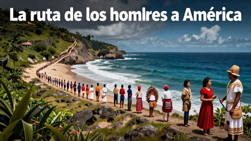 La ruta de los hombres a América: descubre cómo llegaron 4 Culturas antiguas cruzan dramática ruta hacia América