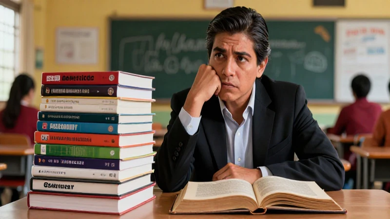 Conoce por qué los nuevos libros de texto no son valorados 5 Educador mexicano con libro antiguo y moderno
