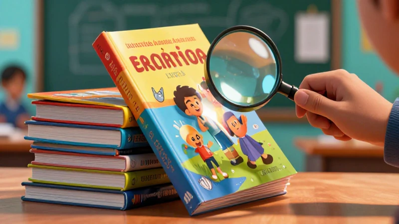 Polémica cancelación de libros de la SEP: Conoce las razones detrás 4 Libros mexicanos coloridos, examinados con lupa brillante