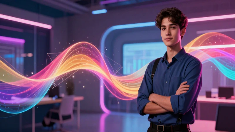 Porcentaje: definición, formas y ejemplos para entender 6 Estudiante profesional con diseño geométrico y luz dramática